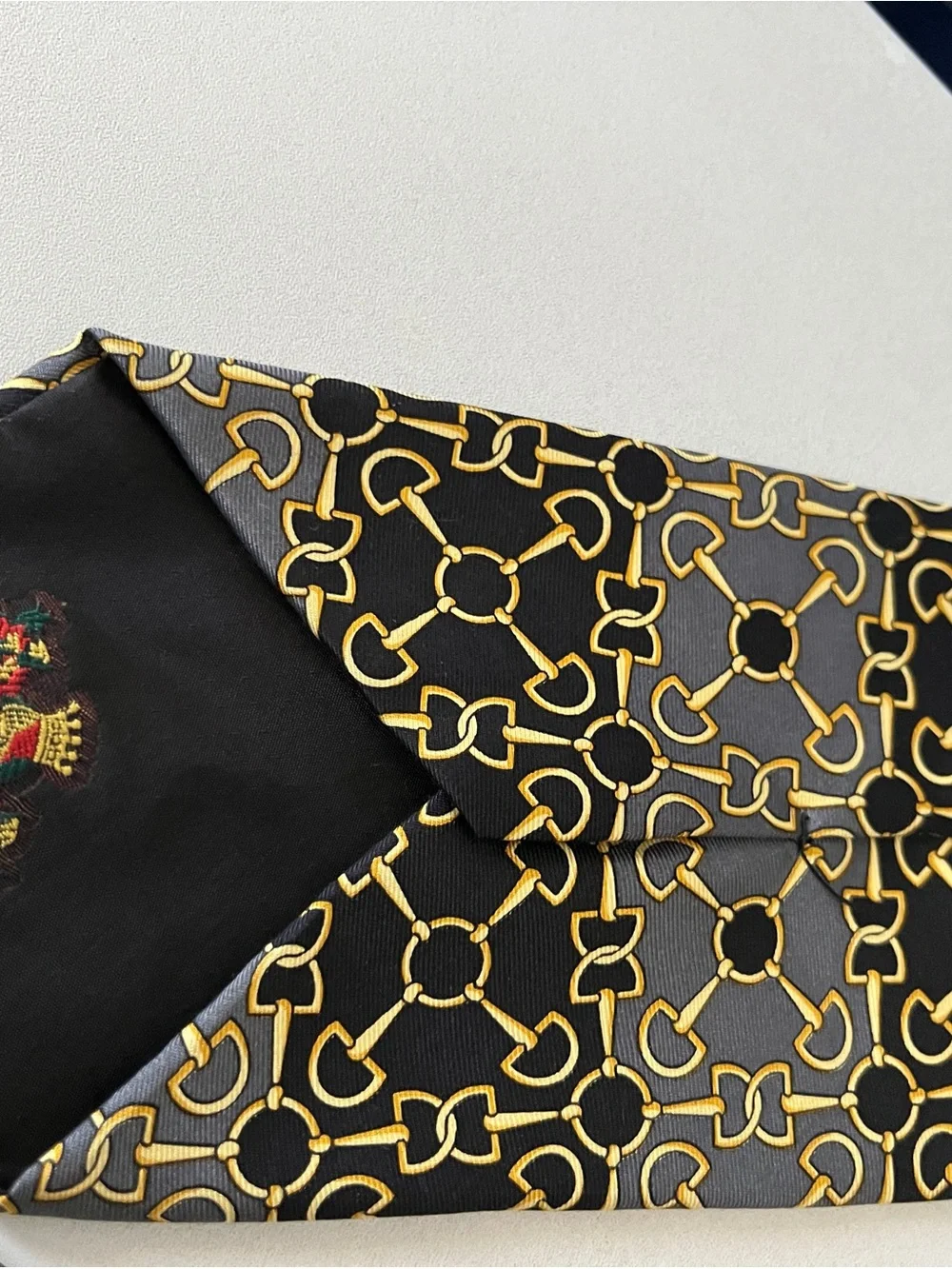 Paolo Gucci Horsebit Equestrian Men’s Tie